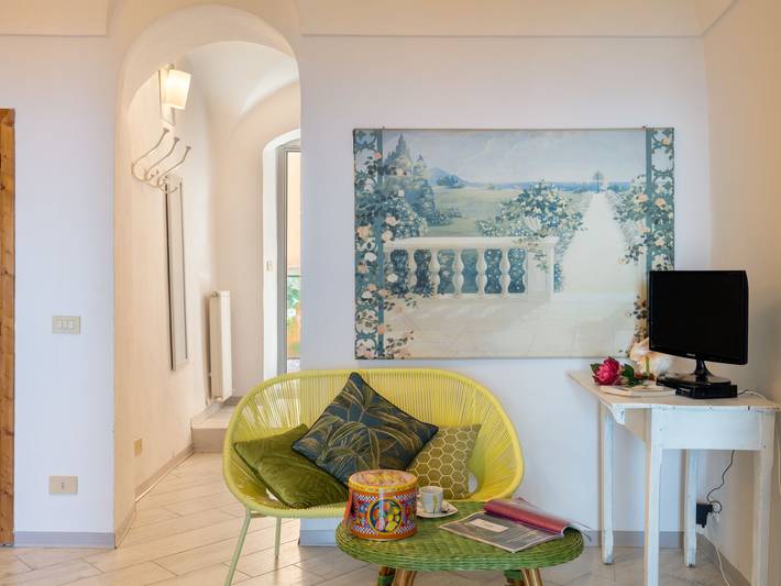 Ferienhaus für 6 Personen, mit Balkon und Terrasse sowie Garten und Ausblick in Cipressa - 4