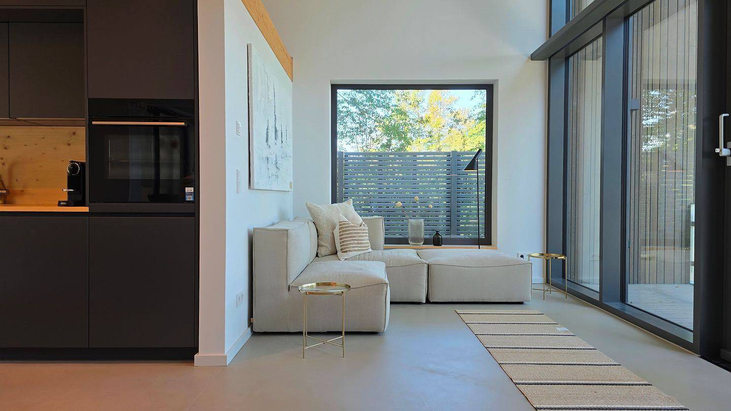 Architekten Ferienhaus Sturmvogel in 1. Reihe am Strand in Kiel-Schilksee in Kieler Förde, Kiel