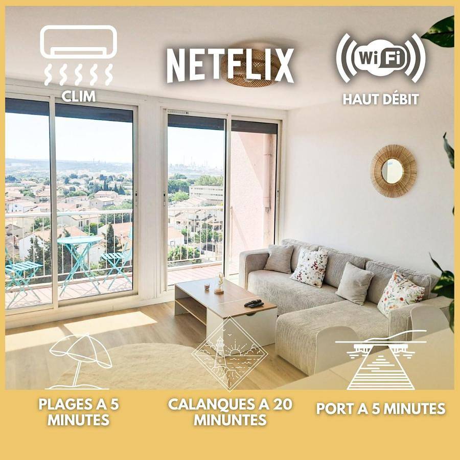 Appartement entier, Two-Bedroom Apartment in Port-de-Bouc, Côte méditerranéenne (France)