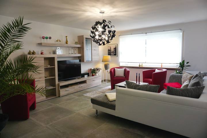 Ferienwohnung für 4 Personen, mit Terrasse und Garten
