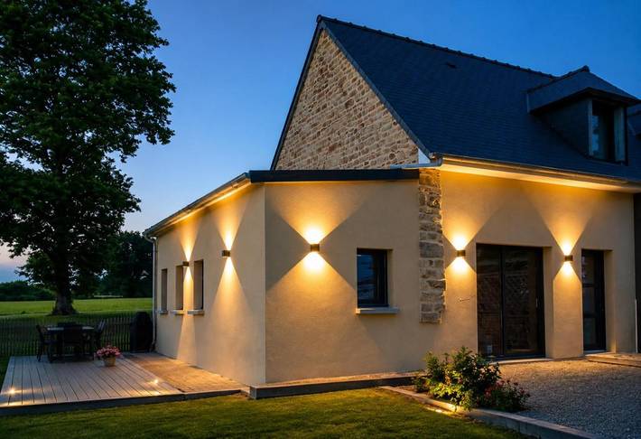 Location de vacances pour 6 personnes, avec terrasse et jardin à Saint-Quentin-sur-le-Homme - 2