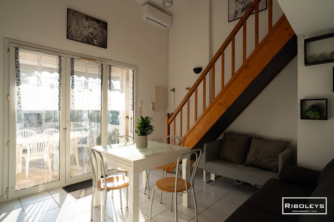 Riboleys – Klimatisiertes Haus 500 m vom Meer in Vias Plage, Vias