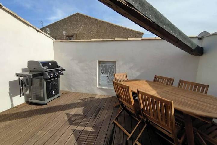 Location de vacances pour 10 personnes, avec Terrasse à Lespignan