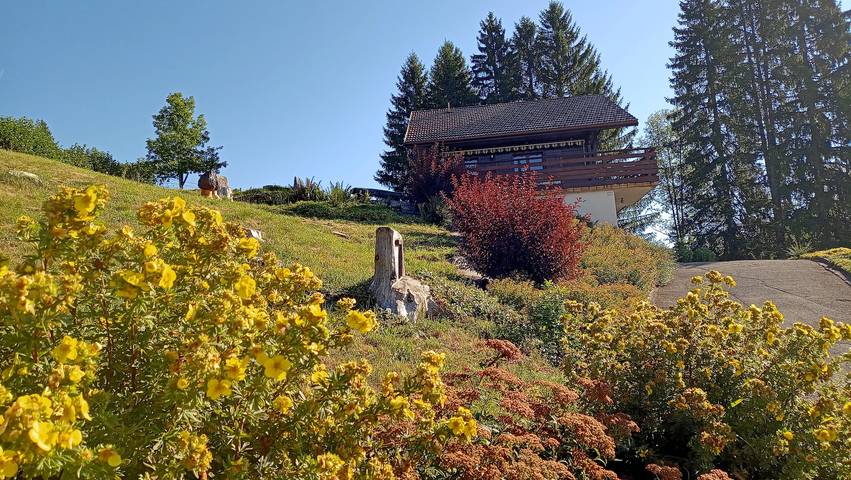 Chalet pour 3 personnes, avec terrasse et jardin