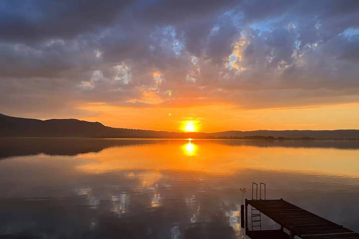 Ferienhaus für 3 Personen, mit Balkon und Sauna in Kochel am See