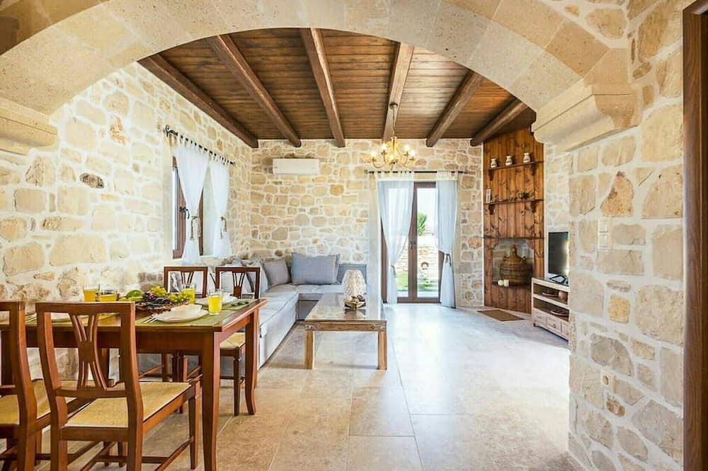 Luxus Villa Marvi Ist Ein Traditionelles Creta Steinhaus in Roumeli, Rethymno und Umgebung