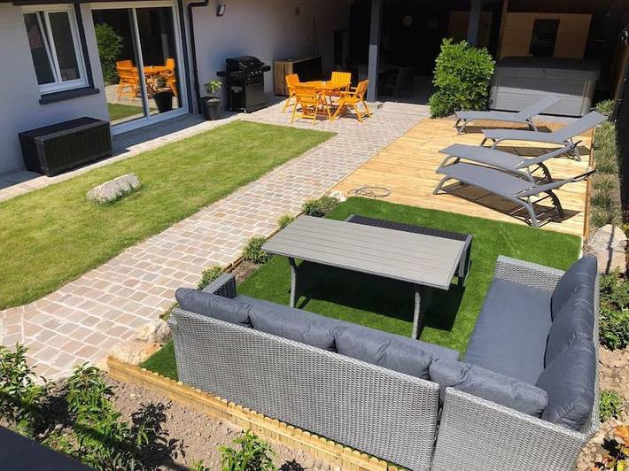 Location de vacances pour 11 personnes, avec sauna et jacuzzi ainsi que jardin et terrasse à Ardres - 2