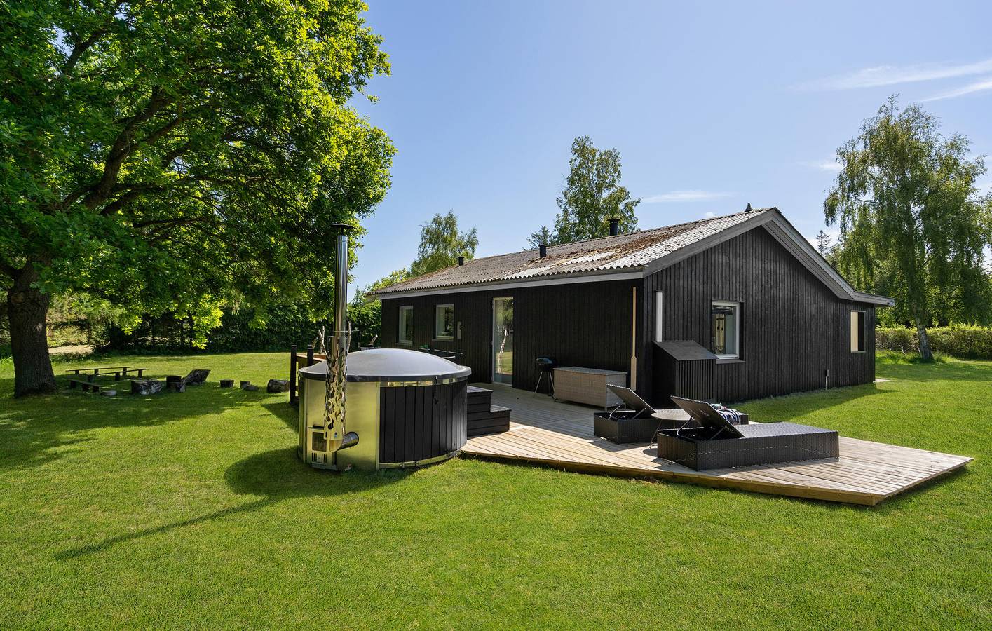 Ferienhaus für 8 Personen mit Terrasse in Egense, Limfjord in Nordjütland