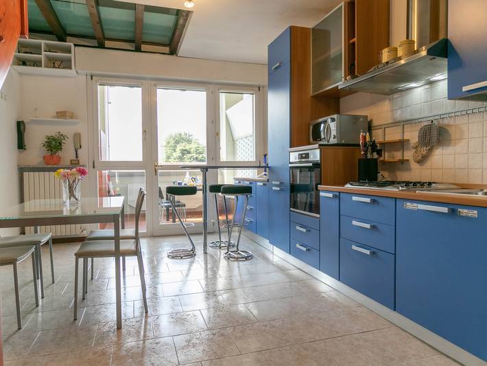 Appartement de vacances pour 5 personnes, avec balcon ainsi que vue sur le lac et vue