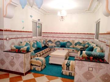 Gîte pour 6 personnes, avec terrasse à M'diq