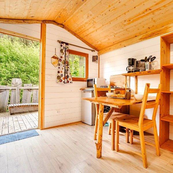 Cabane 3 étoiles - Piscine  - ccafeec in Huelgoat, Châteaulin und Umgebung