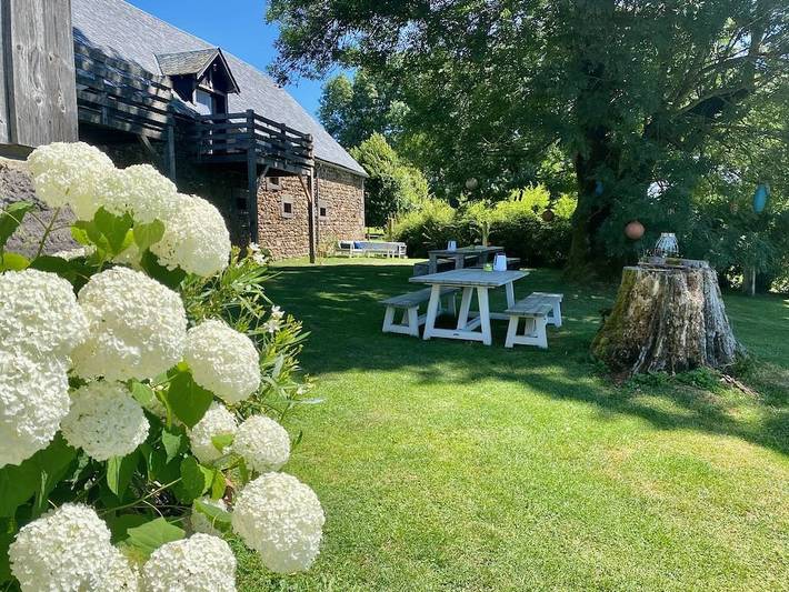Appartement de vacances pour 5 personnes, avec Balcon et Terrasse ainsi que Jardin et Sauna