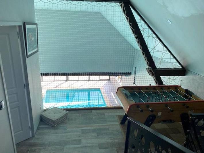 Location de vacances pour 10 personnes, avec Terrasse ainsi que Jardin et Piscine à Joué-en-Charnie - 3