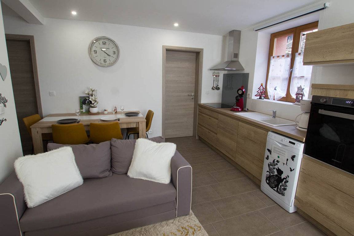 Appartement entier, Gîte rénové à Hunawihr in Hunawihr, Parc naturel régional des Ballons des Vosges