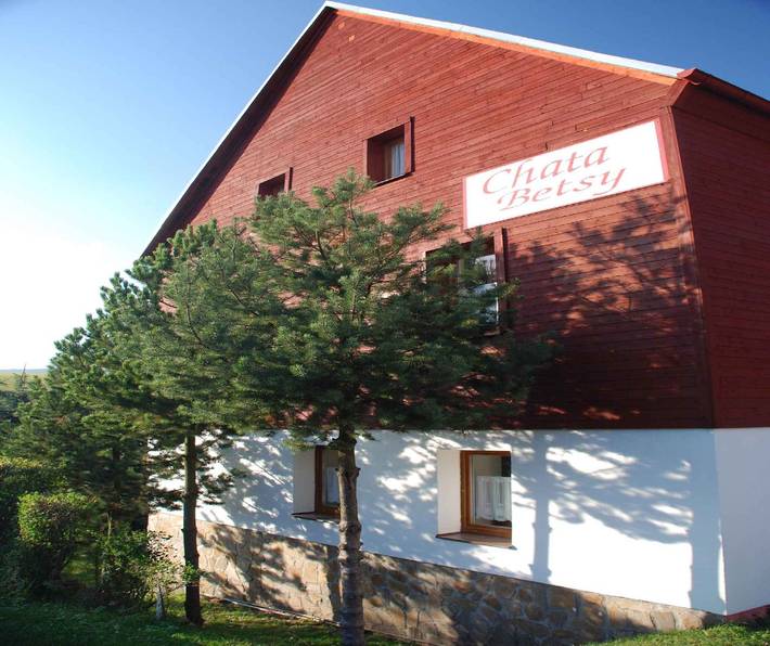 Ferienhaus Betsy mit Kamin gleich hinter dem Grenzübergang in Loučná pod Klínovcem, Keilberg
