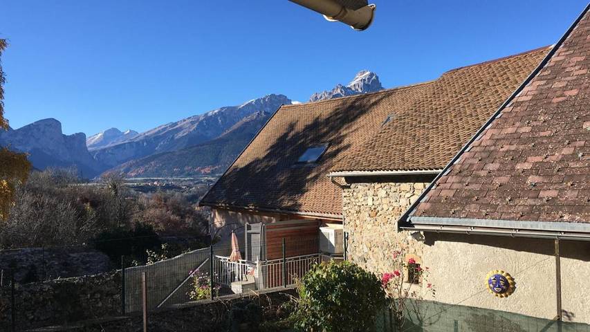 Maison de vacances pour 8 personnes, avec vue ainsi que jardin et terrasse