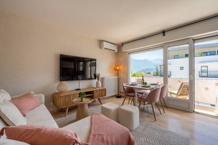 Gîte pour 4 personnes, avec Balcon à Saint-Jorioz