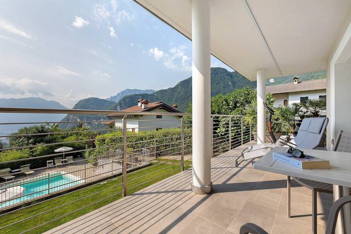 Studio für 3 Personen, mit Garten und Seeblick