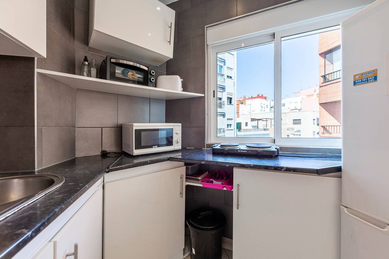 Appartement entier, Appartement 'Calle Jaul' avec Wi-Fi et climatisation in Almería, Costa de Almería
