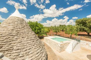 Trullo per 5 Persone in San Michele Salentino, Valle D'Itria, Foto 3
