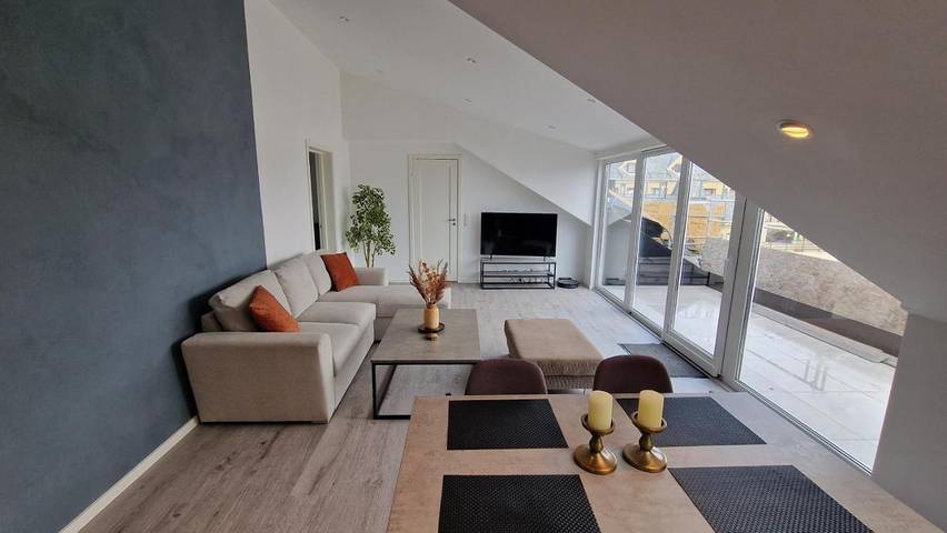 Ferienwohnung für 6 Personen, mit Balkon und Terrasse sowie Ausblick in Kristiansund