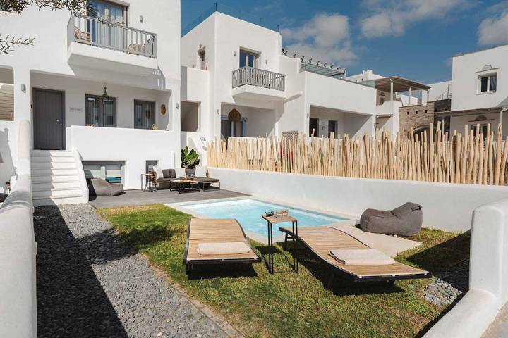 Maison d’hôte pour 5 personnes, avec piscine dans Naxos