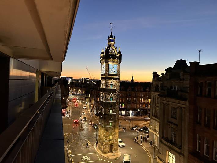 Vacation rental for 4 people, with balcony in Glasgow