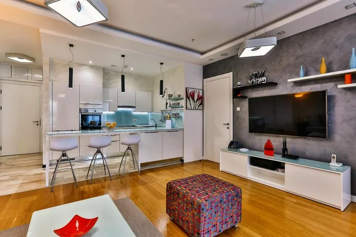 Apartamento de vacaciones para 4 personas, con sauna y balcón además de piscina y jacuzzi, Familias con niños - 1