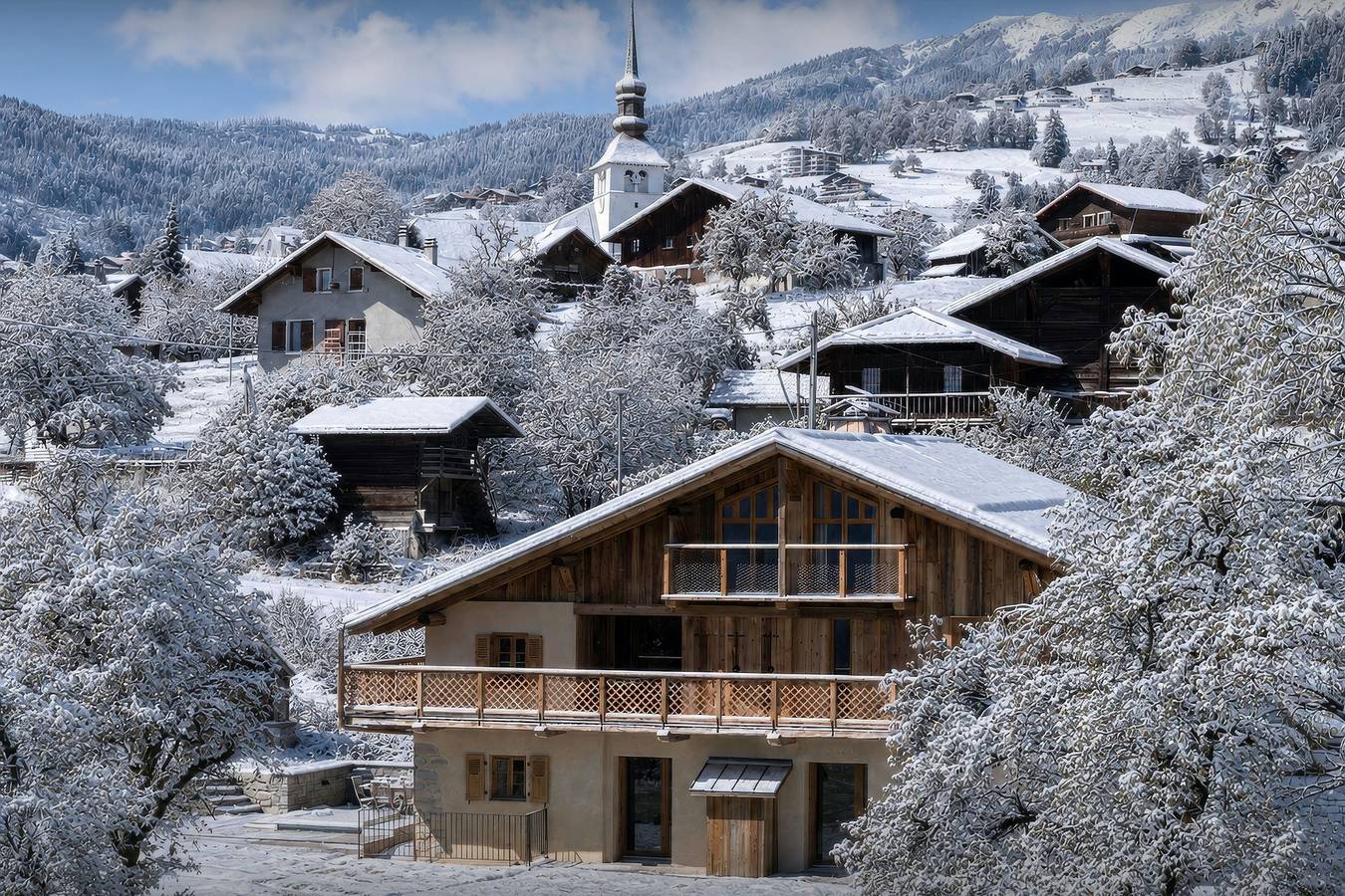 Alpine chalet for 11 with sauna, hot tub and gym - Ovo Network in Cordon, Pays du Mont-Blanc