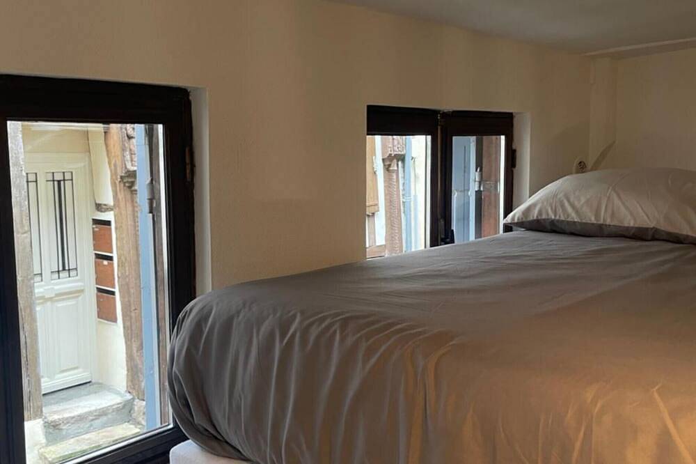 Apartamento entero, Apartamento dúplex encantador para 3 personas con Wi-Fi, todo a pie in Joigny, Auxerre region