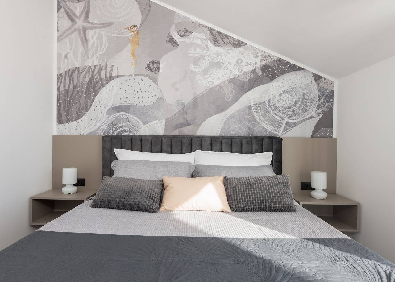 Villa Panorama Dubrovnik - Comfort Double Room with Balcony and Sea View in Plat, Dubrovnik-Neretva