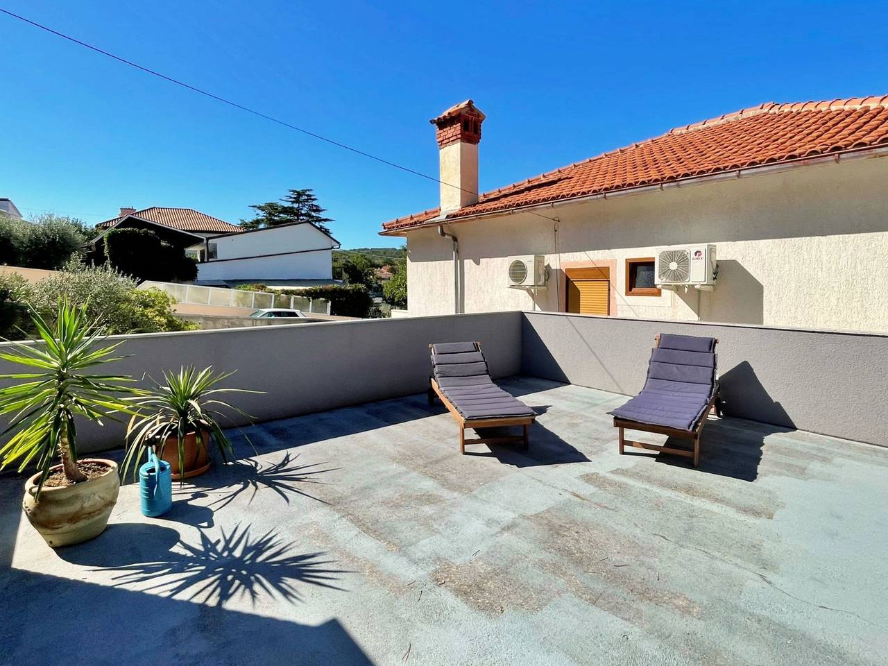 Appartement entier, Apartment Gorisek mit Meerblick in Silo (Krk), Krk