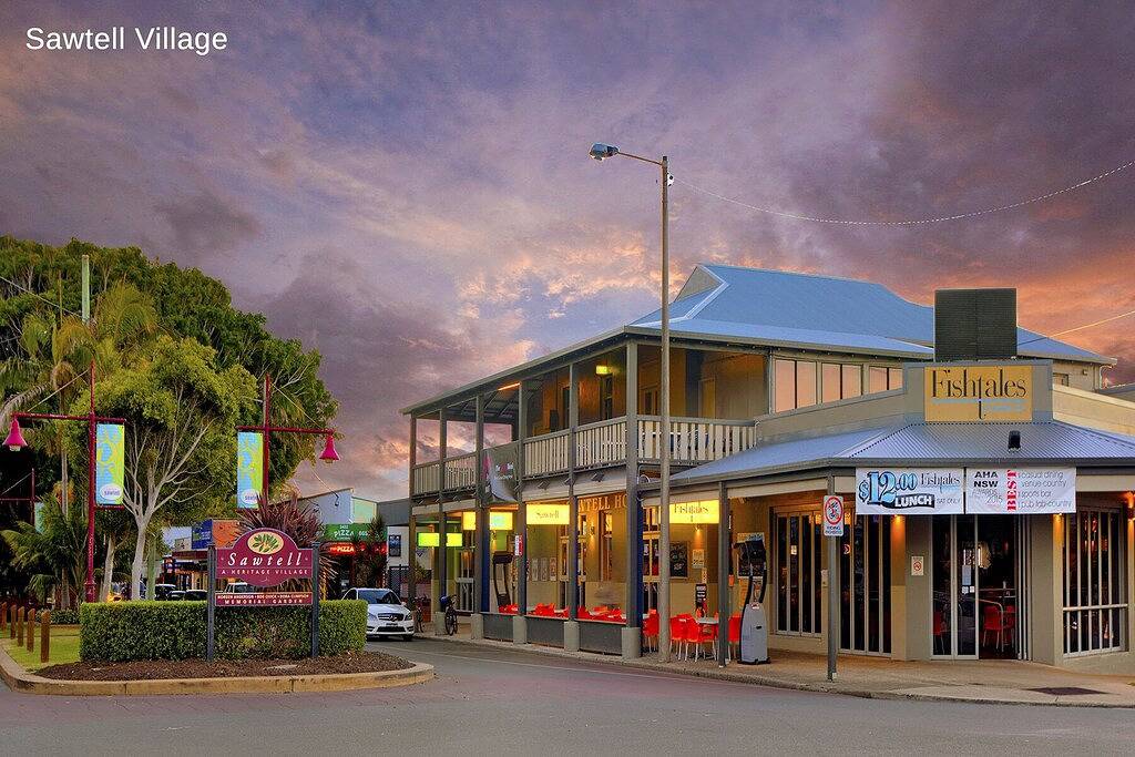 Ganze Wohnung, Rockpool 2 ... Luxus-Apartment in der Sawtell's Main Street, 100 m vom Strand entfernt! in Sawtell, New South Wales