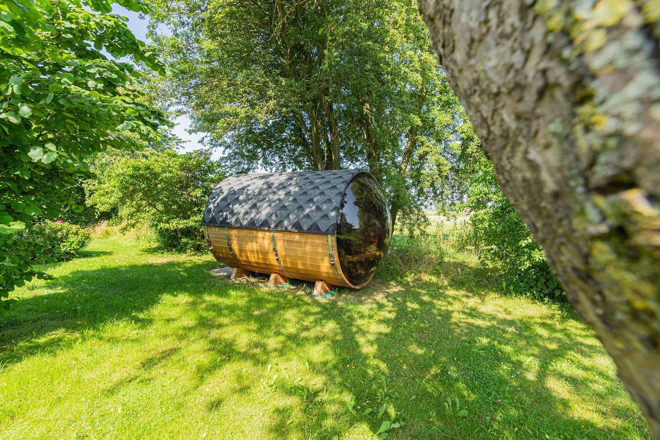 Ganze Wohnung, Ferienwohnung Mühlendeich mit Sauna und Garten in Vollerwiek in Vollerwiek, Eiderstedt
