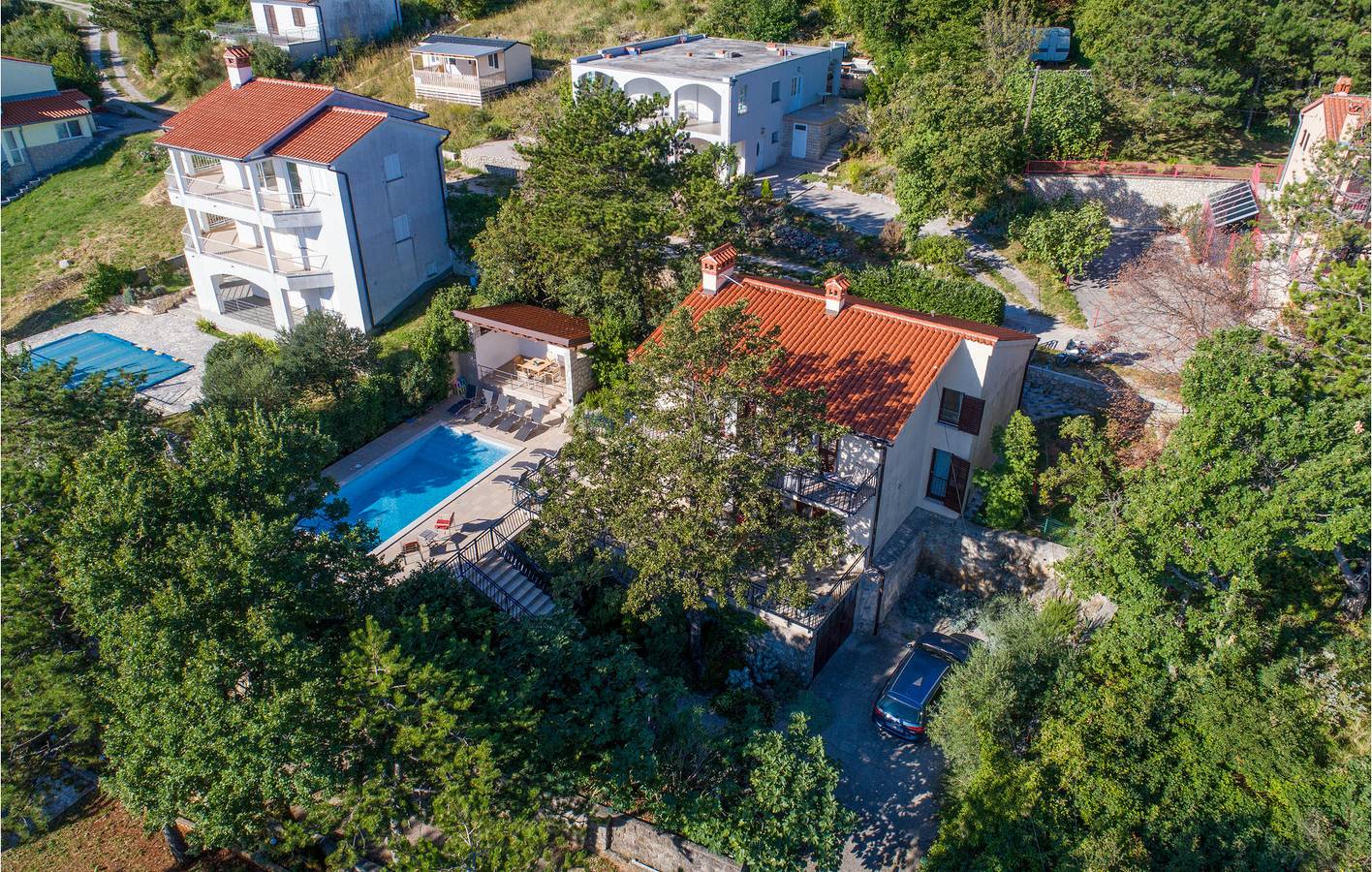 Ferienhaus für 8 Personen mit Terrasse in Plomin, Ostküste Istrien