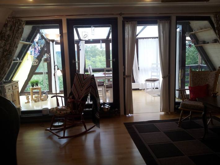 Ganze Wohnung, Ferienhaus Düperthal, Frau Bartolomay - Ferienhaus mit Wintergarten am Waldrand in Hilchenbach, Kreis Siegen-Wittgenstein