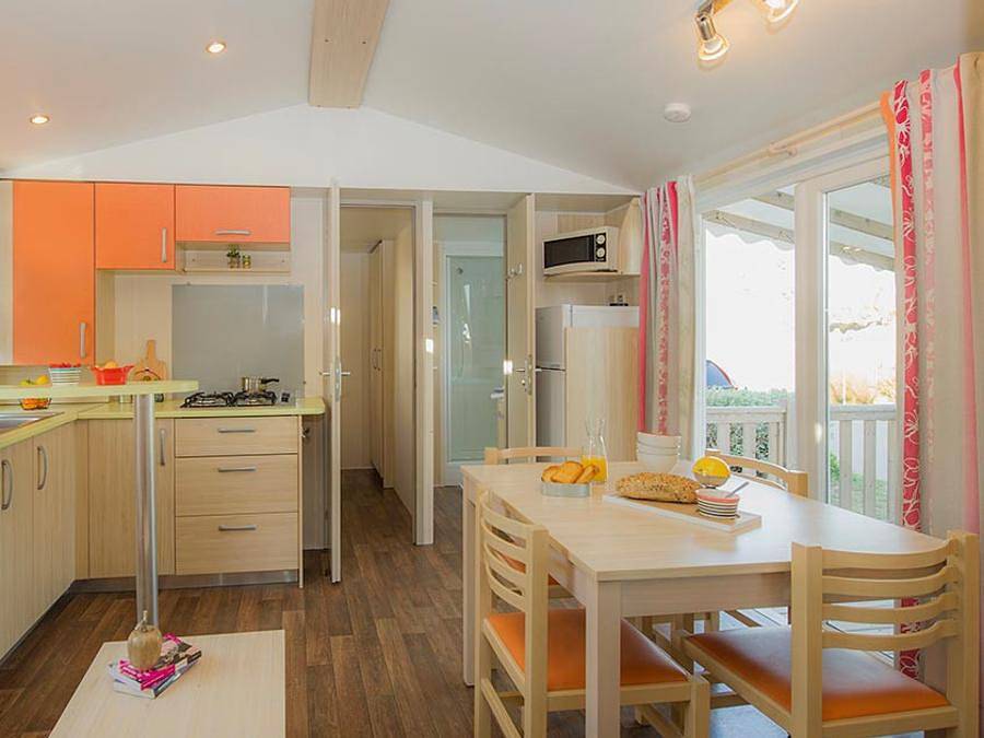 Camping Le Tamerici - Mobilhome 4 personas - Classic | 2 Dormitorios | 4 Pers | Terraza elevada | Aire acondicionado in Cecina (desambiguación), Costa de la Maremma