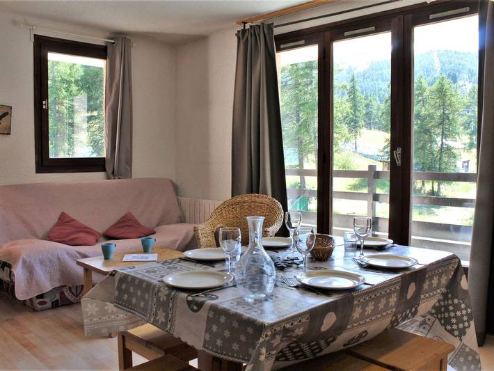 Appartement de vacances pour 6 personnes, avec balcon, animaux acceptés à Risoul