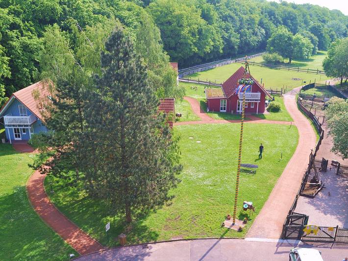 Ganze Ferienwohnung, Landgasthof "Alter Bahnhof" - Ferienhaus mit zwei Räumen - 75 qm in Niederdorla, Vogtei