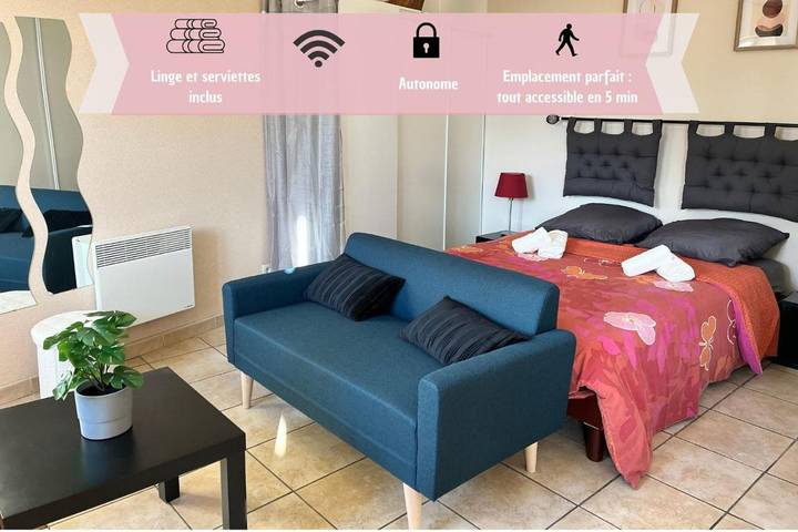 Apartamento de vacaciones para 2 personas, con jardín - 1