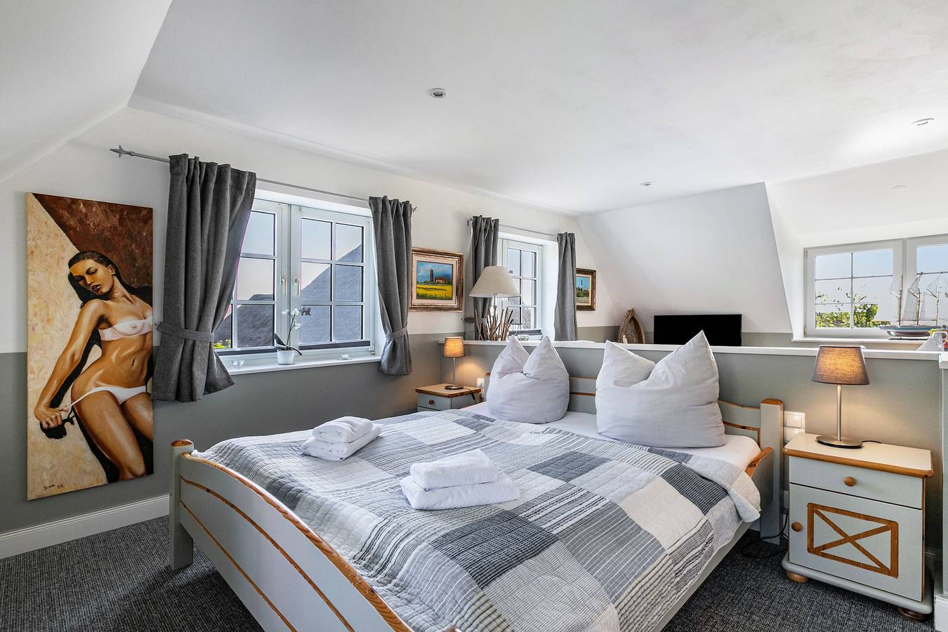 Ganze Wohnung, Ferienwohnung 'Südost' mit gemeinsamer Terrasse, privatem Garten und Wlan in Pellworm, Nordfriesland