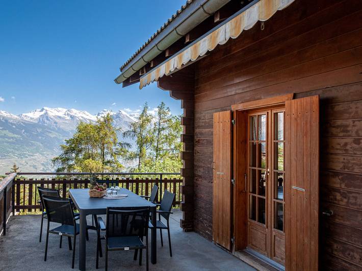 Ferienhaus für 6 Personen, mit Garten und Terrasse, mit Haustier in Nendaz