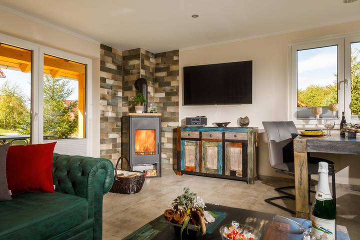 Ferienhaus für 5 Personen, mit Terrasse und Garten sowie Ausblick in Sachsen-Anhalt