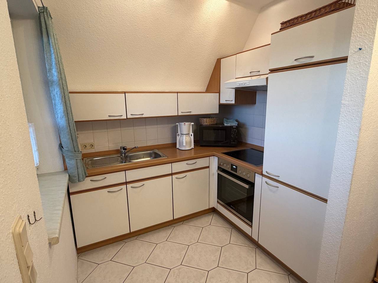 Ganze Wohnung, Apartment „2-Raum-Ferienwohnung mit Balkon 1“ mit gemeinsamer Terrasse, Garten & Wlan in Sahlenburg, Cuxhaven