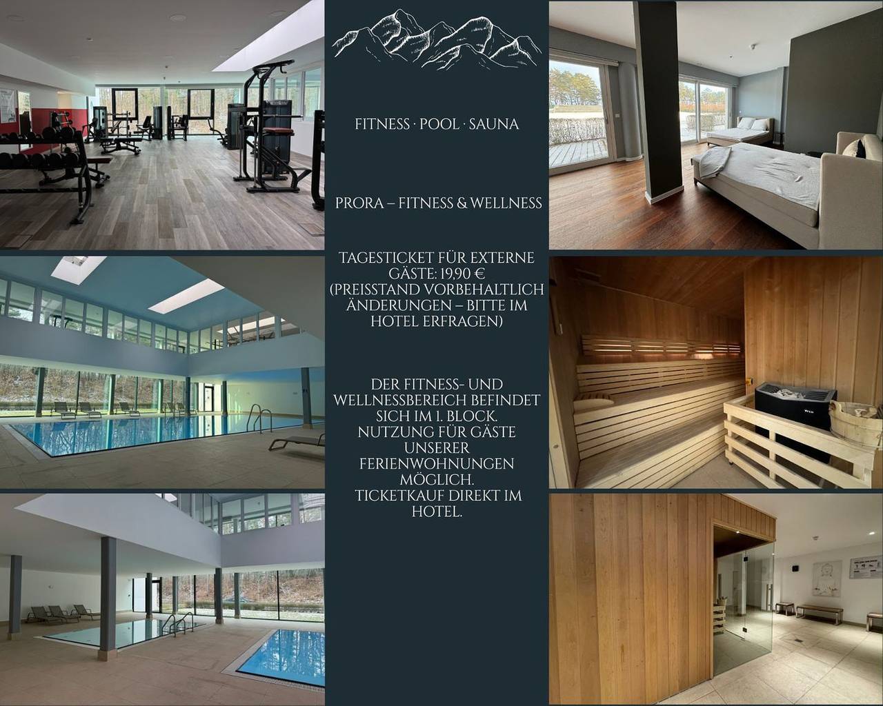 Ganze Wohnung, Strandnahe Fewo mit Pool, Sauna & Fitness im Haus, Wlan, Parkplatz, Haustiere in Prora, Binz