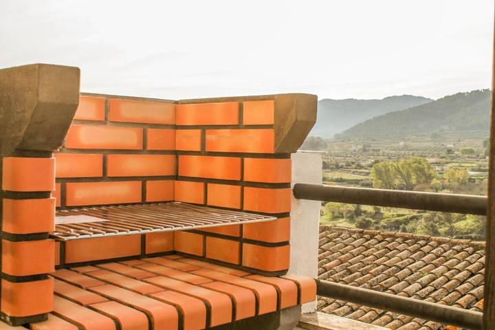 Casa de vacaciones para 6 personas, con vistas y terraza, Se admiten mascotas en Vall D'albaida - 4