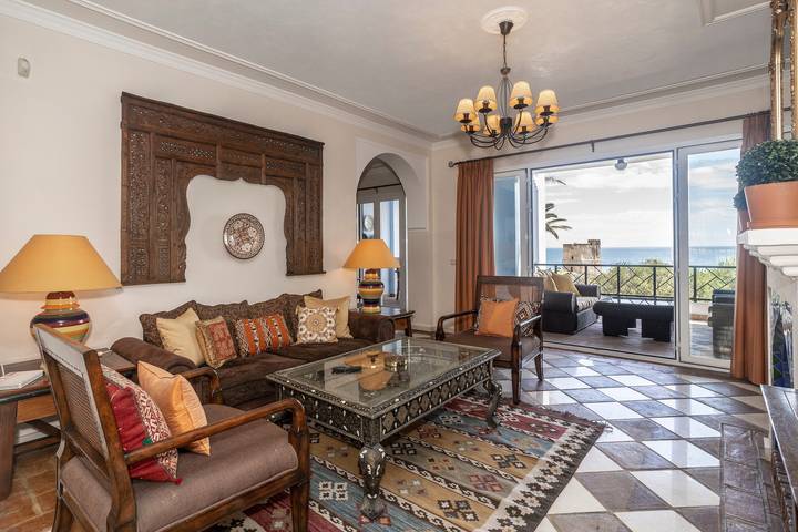 Ganze Wohnung, Ferienwohnung 'Penthouse La Perla De Marrakech 1' mit Meerblick, WLAN und Klimaanlage in Casares Costa, Casares