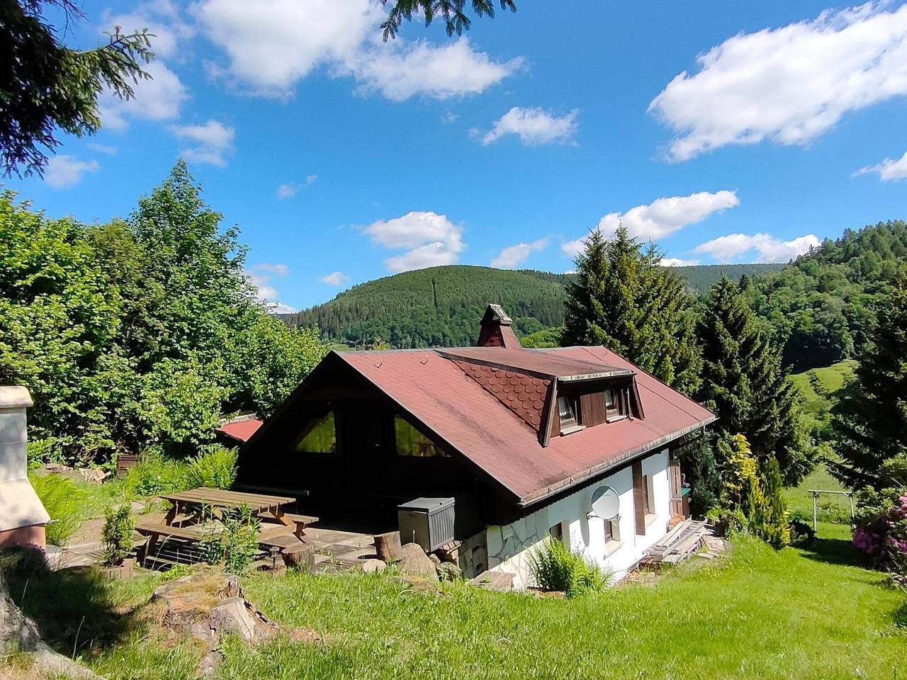 Ferienhaus Am Hermannsberg, Oberschönau in Oberschönau, Rennsteig