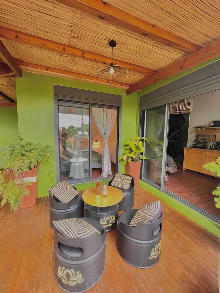 Einladendes Bungalow in La Rivière / 28 m² / Privatpool in Saint-Louis, La Réunion