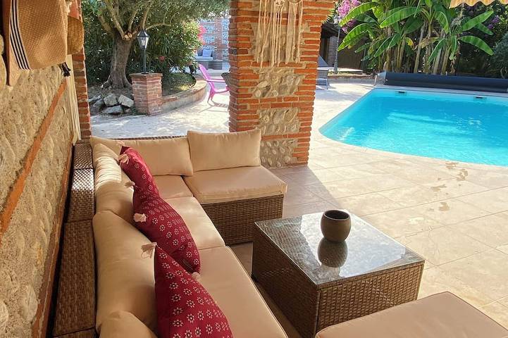Cottage pour 12 personnes, avec jardin et terrasse à Lagrâce-Dieu